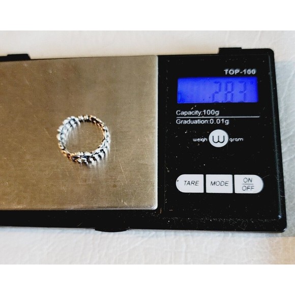 Pandora ALE My Princess Stackable Tiara CZ Ring Sterling Silver 925 Sz 4.5 2.8g - Picture 5 of 6